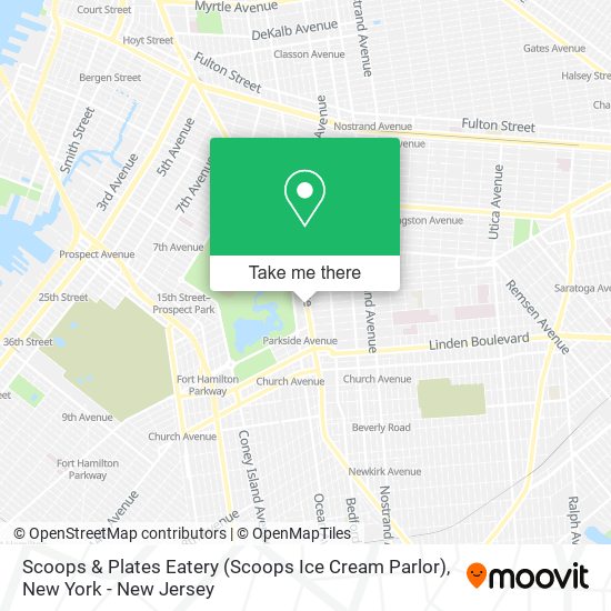 Mapa de Scoops & Plates Eatery (Scoops Ice Cream Parlor)
