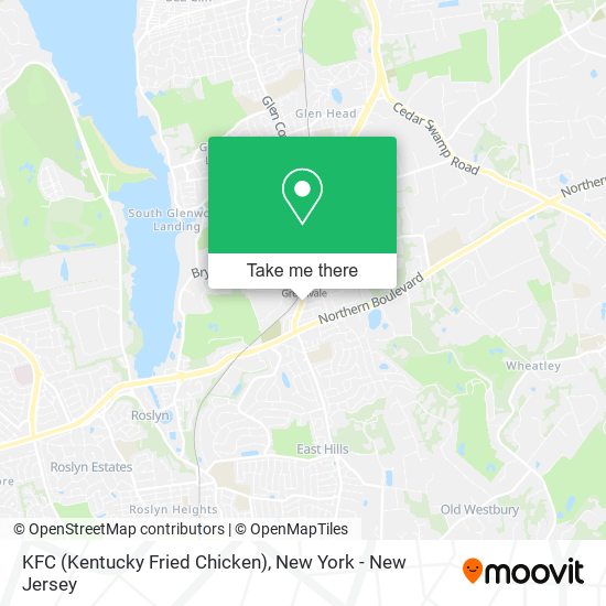 Mapa de KFC (Kentucky Fried Chicken)