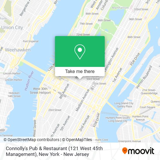 Connolly's Pub & Restaurant (121 West 45th Management) map