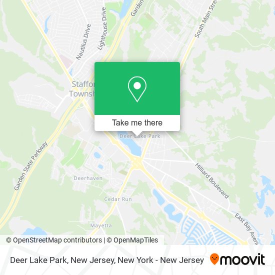 Mapa de Deer Lake Park, New Jersey