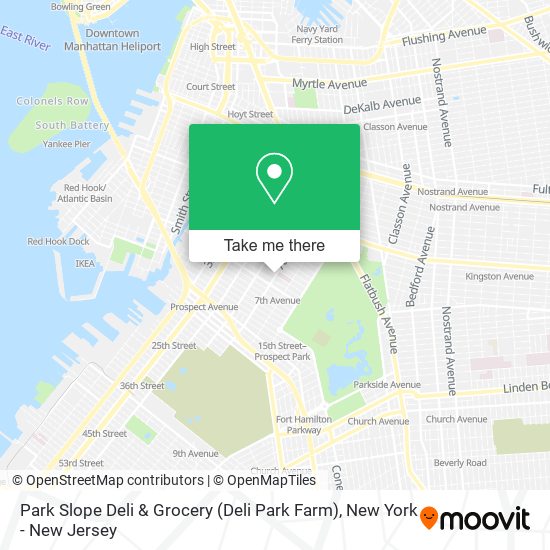 Mapa de Park Slope Deli & Grocery (Deli Park Farm)