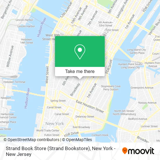 Mapa de Strand Book Store (Strand Bookstore)