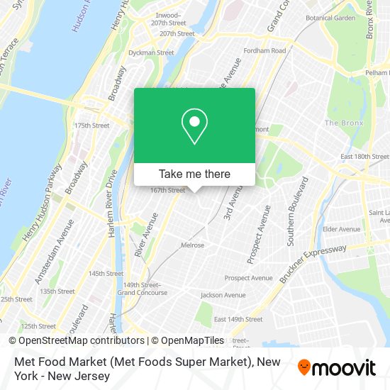 Mapa de Met Food Market (Met Foods Super Market)
