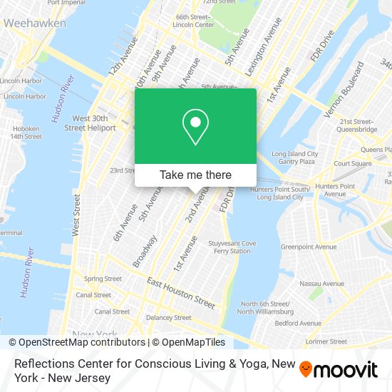 Mapa de Reflections Center for Conscious Living & Yoga