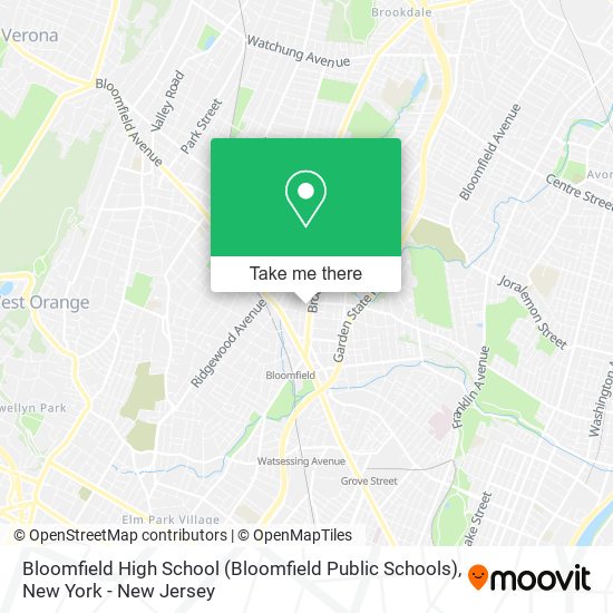 Bloomfield High School (Bloomfield Public Schools) map