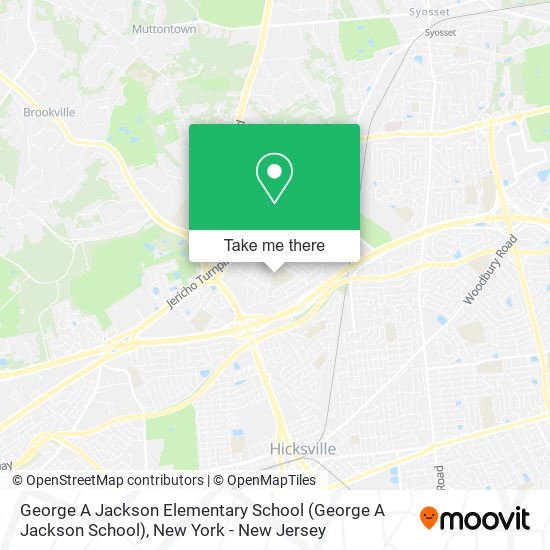 George A Jackson Elementary School map