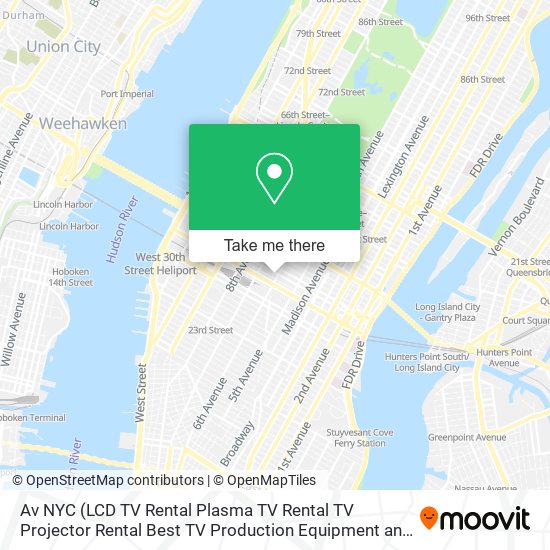 Av NYC map