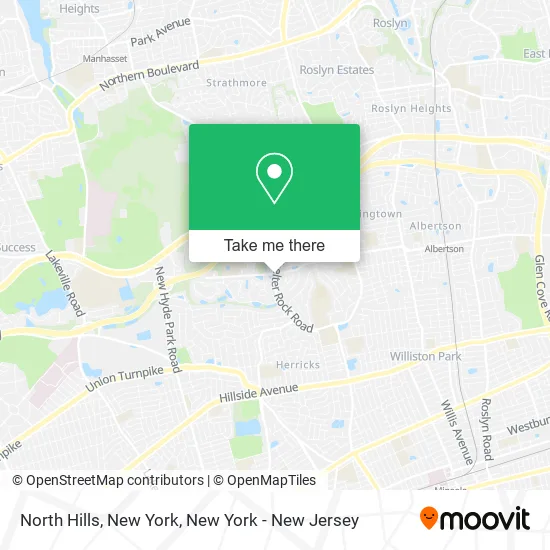Mapa de North Hills, New York