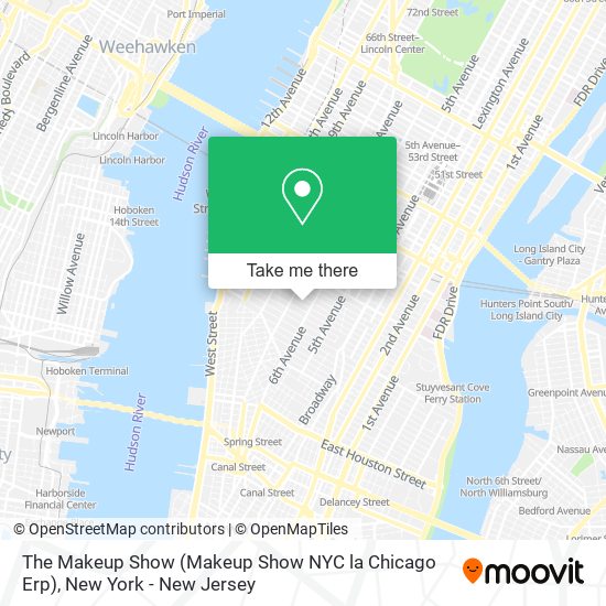 The Makeup Show (Makeup Show NYC la Chicago Erp) map