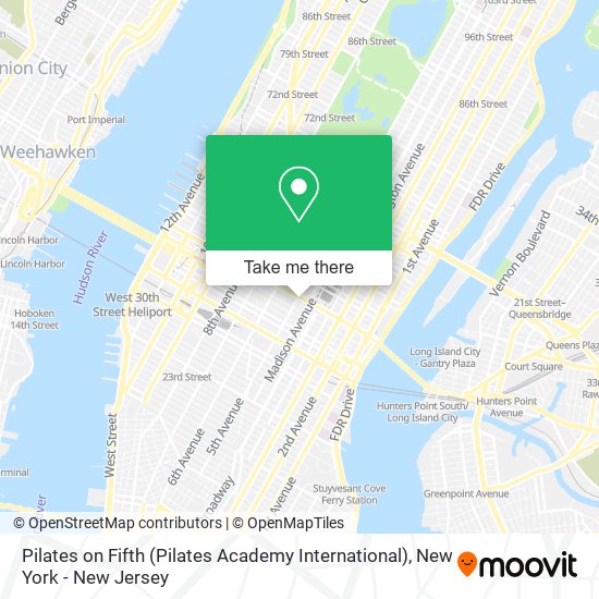 Pilates on Fifth (Pilates Academy International) map