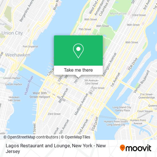Mapa de Lagos Restaurant and Lounge