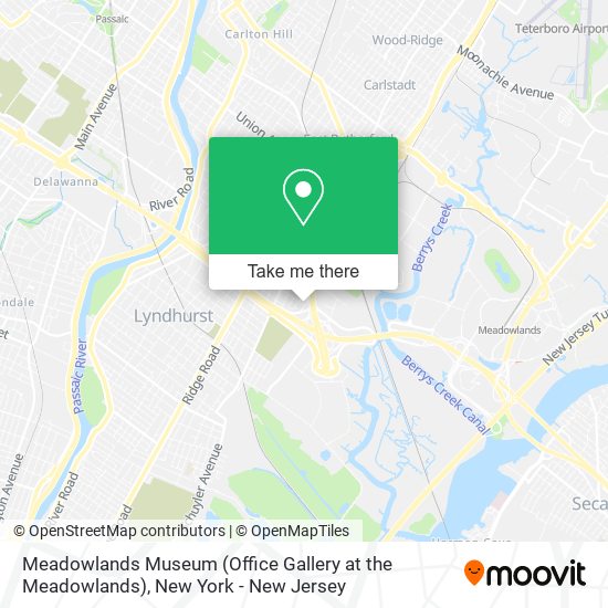 Meadowlands Museum (Office Gallery at the Meadowlands) map