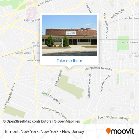 Mapa de Elmont, New York