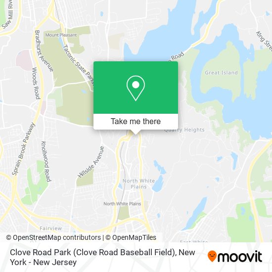Clove Road Park (Clove Road Baseball Field) map
