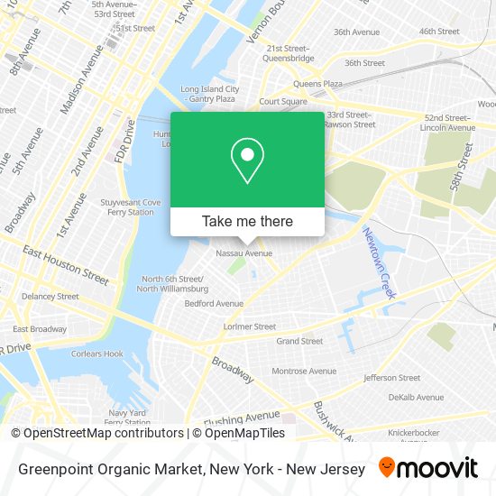 Greenpoint Organic Market map