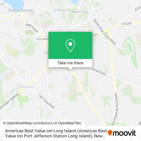 Americas Best Value Inn-Long Island (Americas Best Value Inn Port Jefferson Station Long Island) map