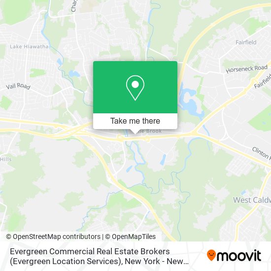 Mapa de Evergreen Commercial Real Estate Brokers (Evergreen Location Services)