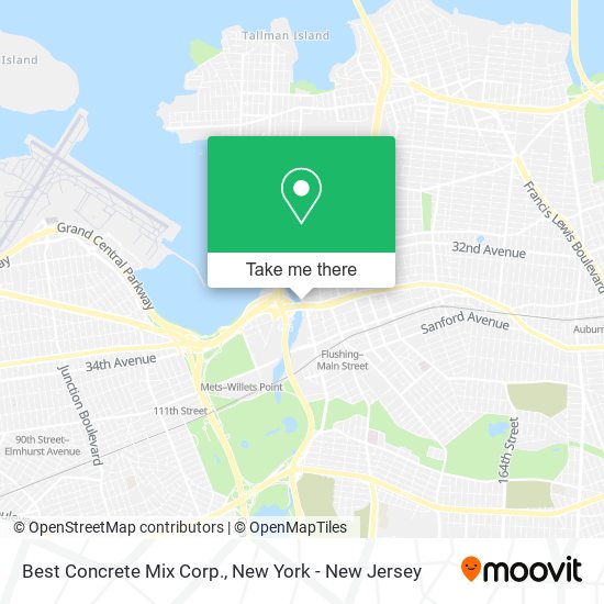 Best Concrete Mix Corp. map