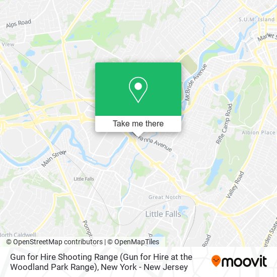 Gun for Hire Shooting Range (Gun for Hire at the Woodland Park Range) map