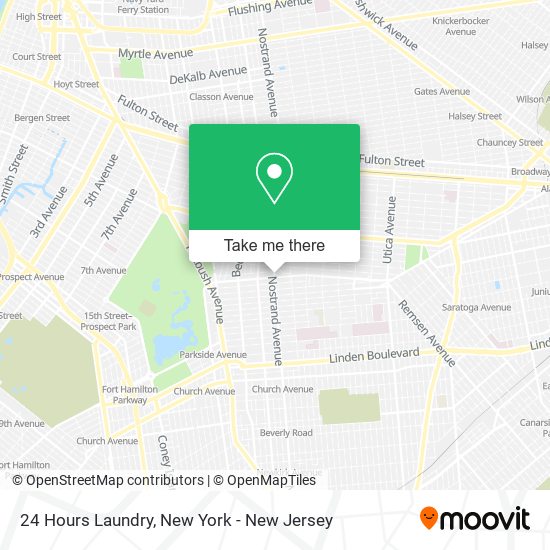 Mapa de 24 Hours Laundry