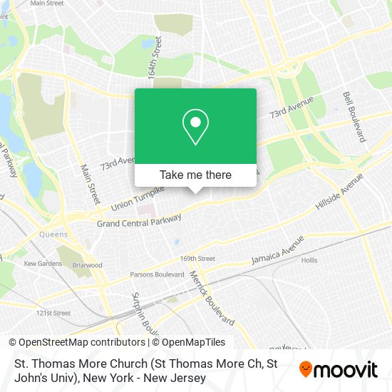 Mapa de St. Thomas More Church (St Thomas More Ch, St John's Univ)