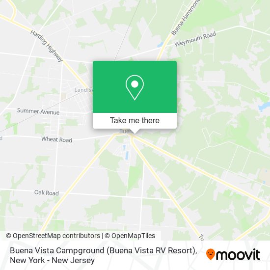 Buena Vista Campground (Buena Vista RV Resort) map