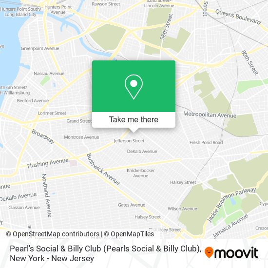 Pearl's Social & Billy Club (Pearls Social & Billy Club) map