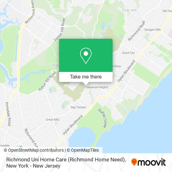 Mapa de Richmond Uni Home Care (Richmond Home Need)