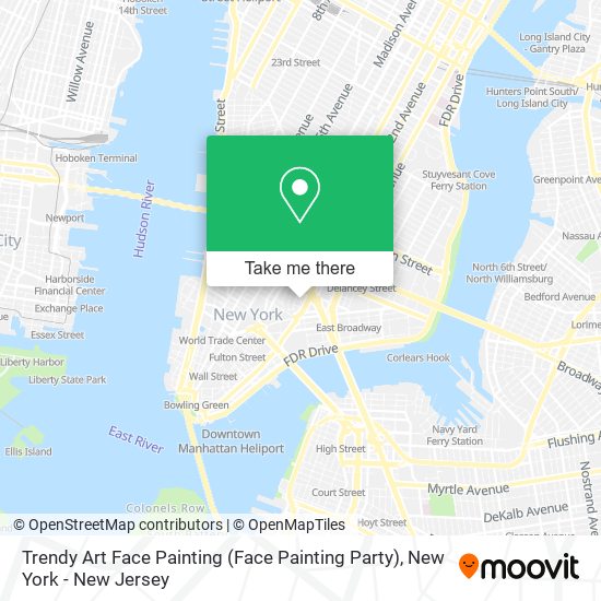 Trendy Art Face Painting (Face Painting Party) map