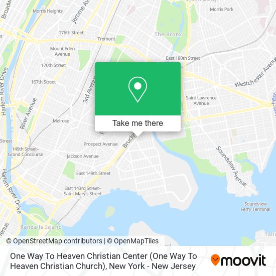 Mapa de One Way To Heaven Christian Center
