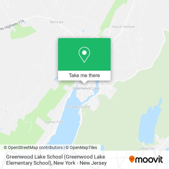 Greenwood Lake School map