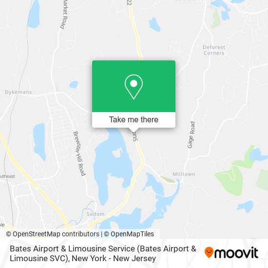 Bates Airport & Limousine Service map