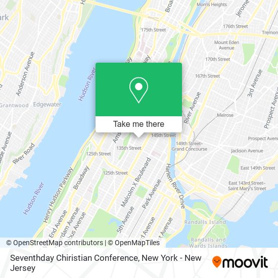 Seventhday Chiristian Conference map
