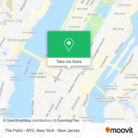 The Patio - NYC map