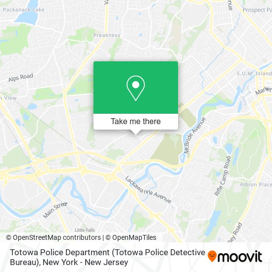 Mapa de Totowa Police Department (Totowa Police Detective Bureau)