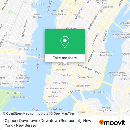 Cipriani Downtown (Downtown Restaurant) map