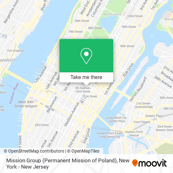 Mission Group (Permanent Mission of Poland) map