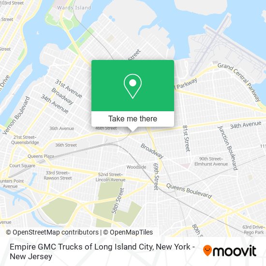 Mapa de Empire GMC Trucks of Long Island City