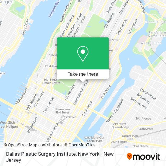 Mapa de Dallas Plastic Surgery Institute
