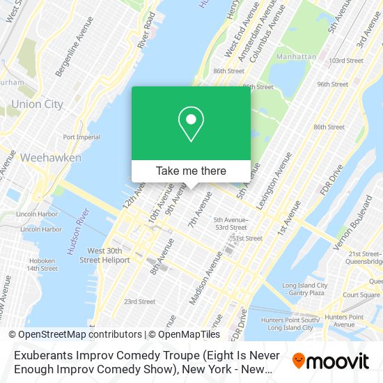 Exuberants Improv Comedy Troupe (Eight Is Never Enough Improv Comedy Show) map