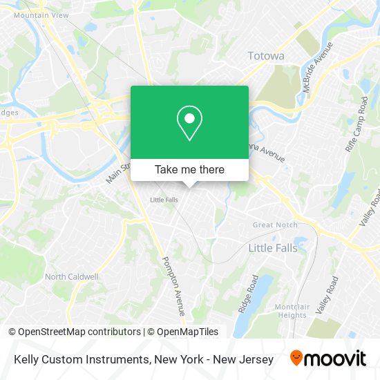 Kelly Custom Instruments map