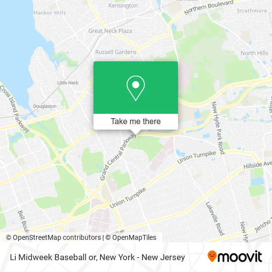 Li Midweek Baseball or map