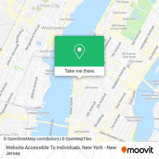 Mapa de Website Accessible To Individuals