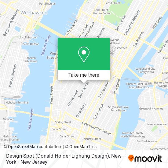 Design Spot (Donald Holder Lighting Design) map