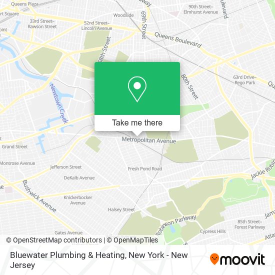 Mapa de Bluewater Plumbing & Heating