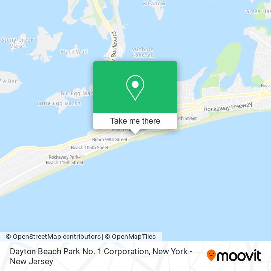 Dayton Beach Park No. 1 Corporation map