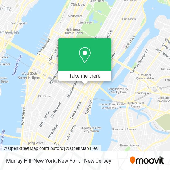 Murray Hill, New York map