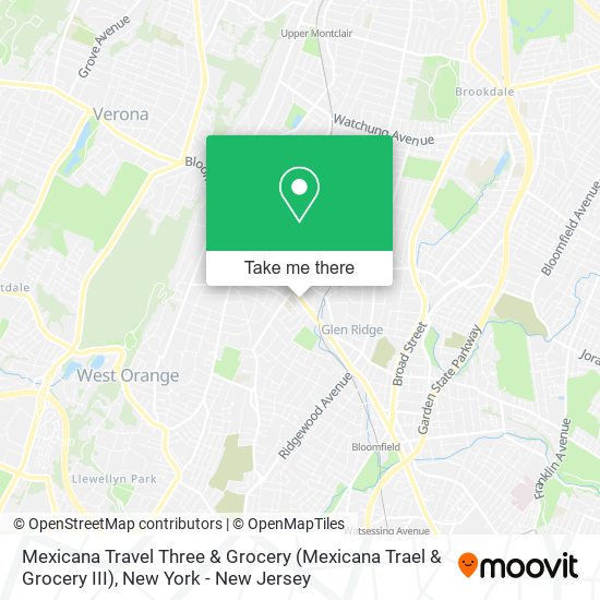 Mexicana Travel Three & Grocery (Mexicana Trael & Grocery III) map