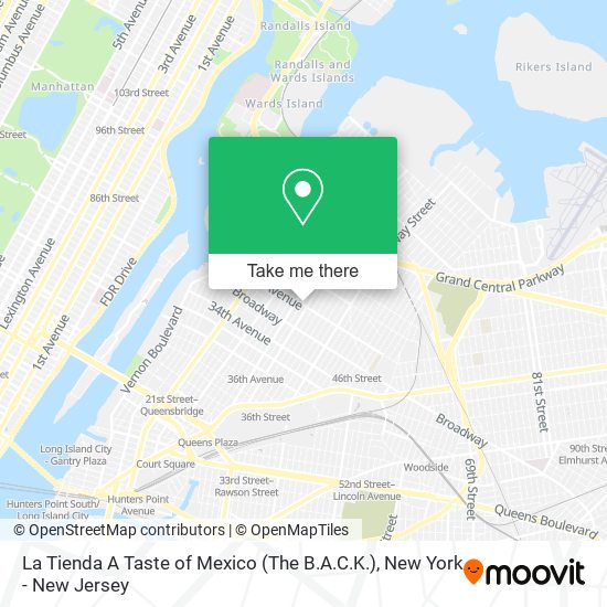 Mapa de La Tienda A Taste of Mexico (The B.A.C.K.)