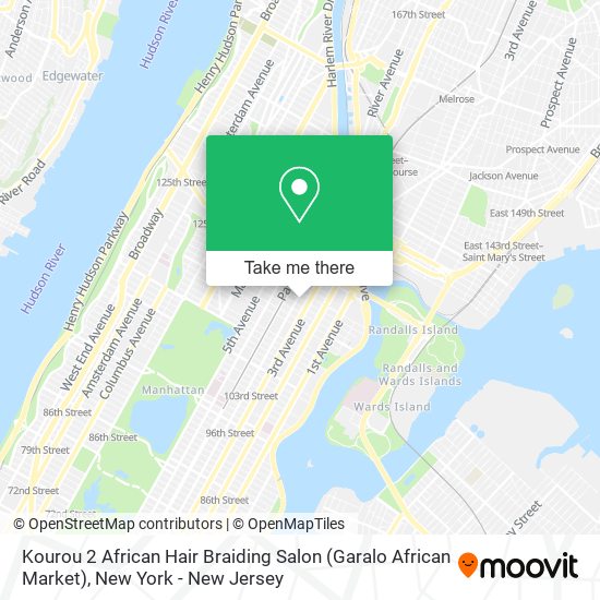 Mapa de Kourou 2 African Hair Braiding Salon (Garalo African Market)